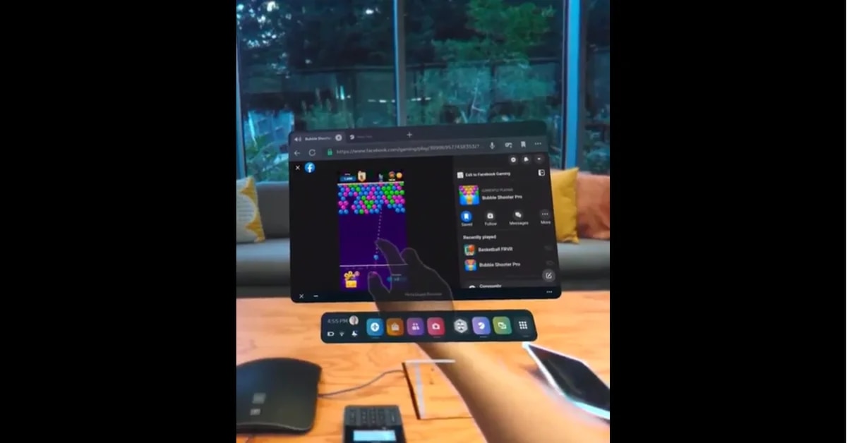 Video | Mark Zuckerberg probó las nuevas gafas de realidad virtual